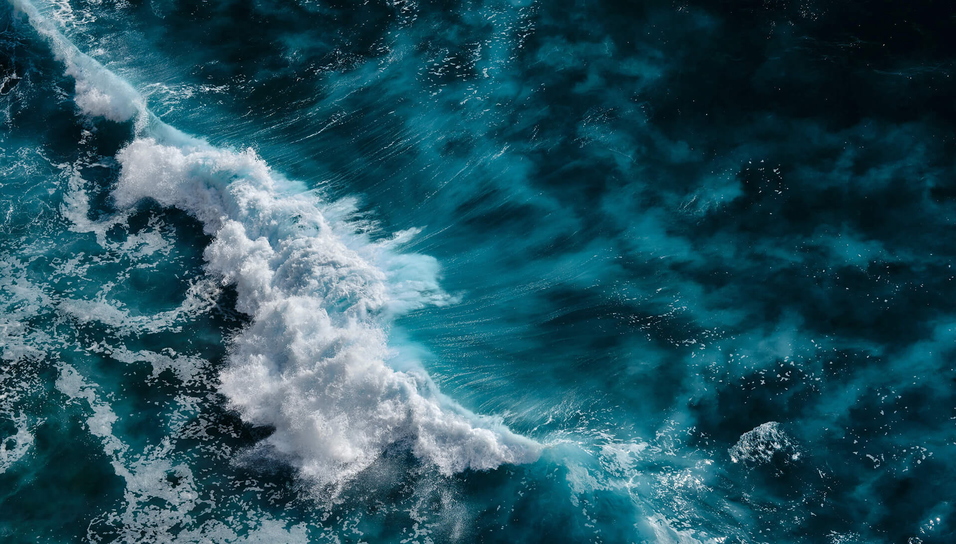 Crashing waves